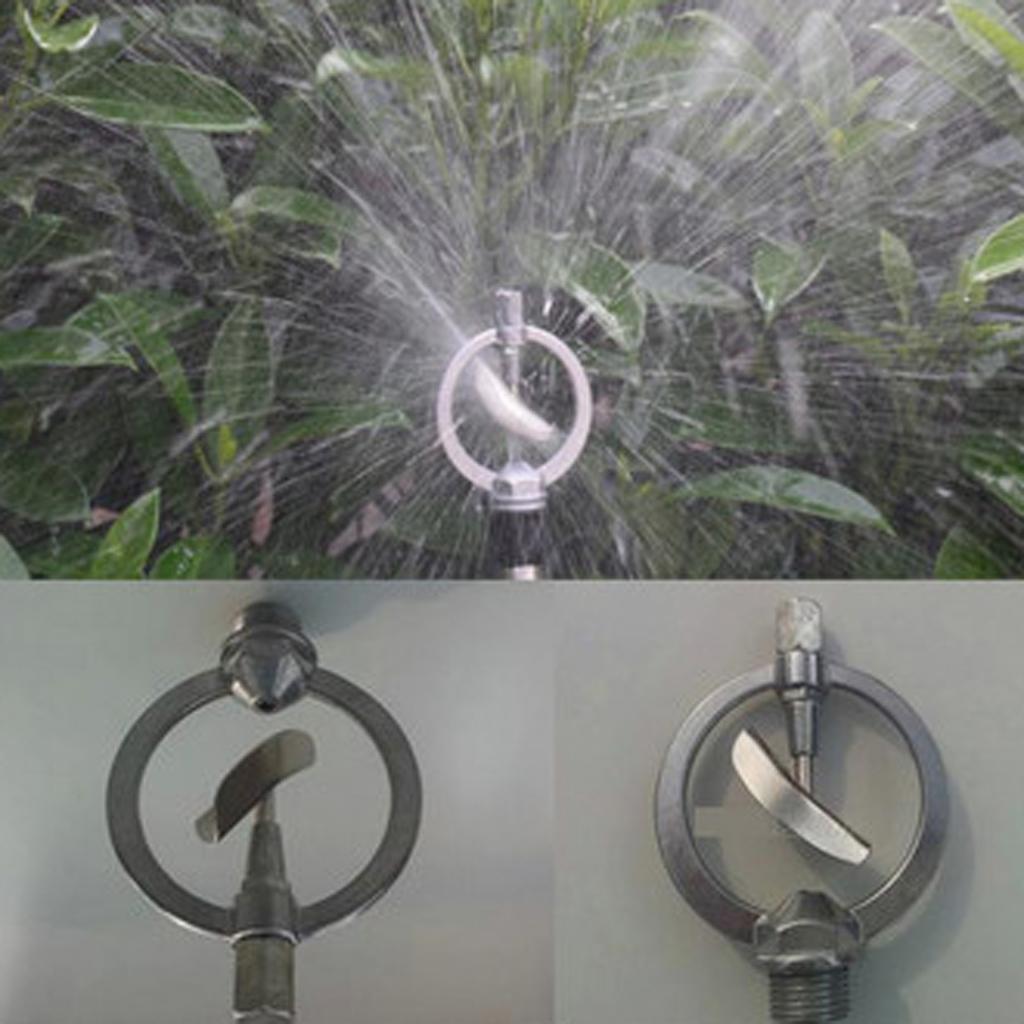 4x360 Rotating Water Sprayer Lawn Grass Sprinkler Head Garden Watering Tool