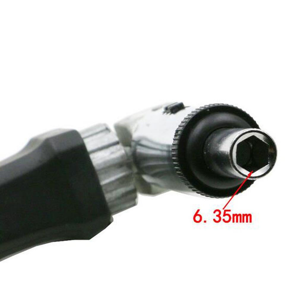 2xPortable 1/4 Inch Hex Left/Right Rotating 180 Degree Ratchet Screwdriver