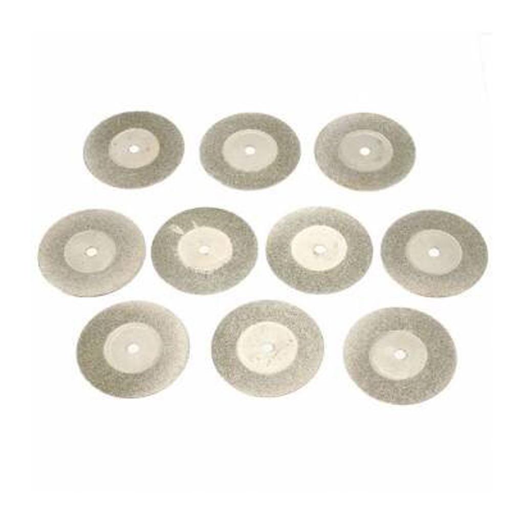3x10 Pcs Diamond Cutting Discs Drill Bit For Rotary Tool 16mm without holes