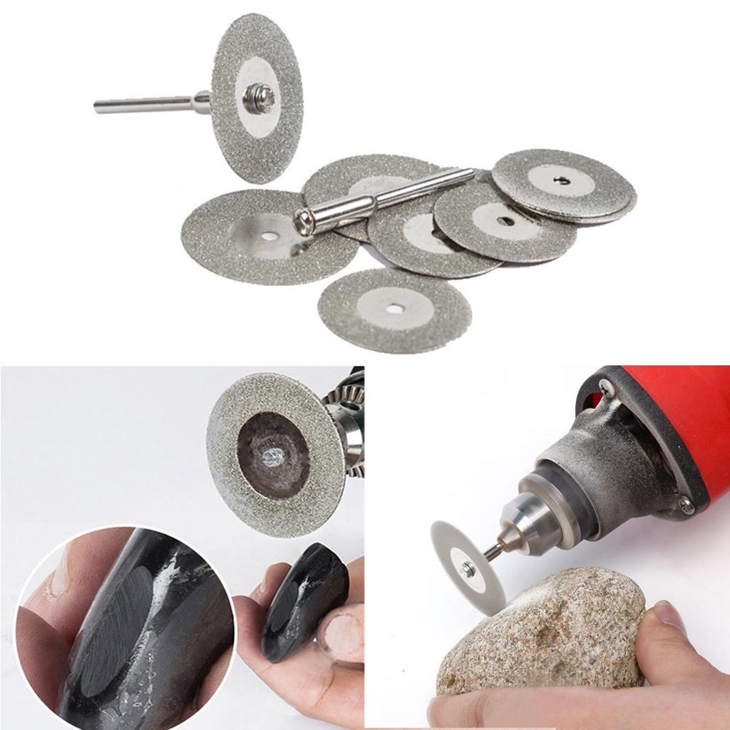 4x10 Pcs Diamond Cutting Discs Drill Bit For Rotary Tool 16mm without holes