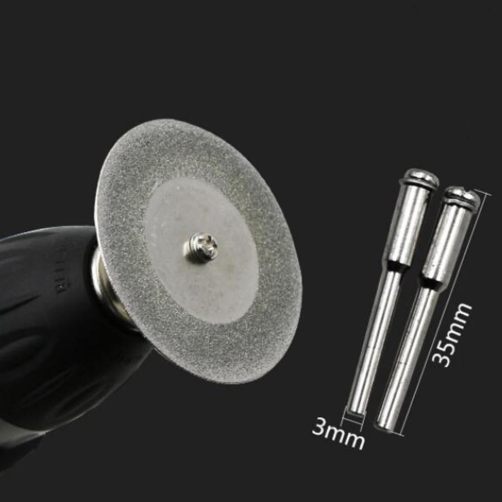 4x10 Pcs Diamond Cutting Discs Drill Bit For Rotary Tool 16mm without holes