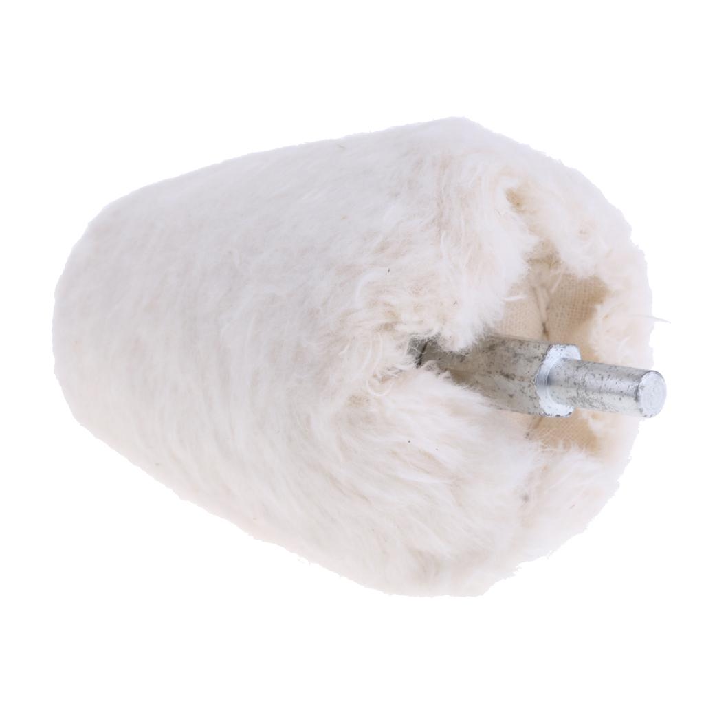 2xPolishing Buffing Wool Cotton wheel for Rotary Tool Accessory #5- 35x55mm