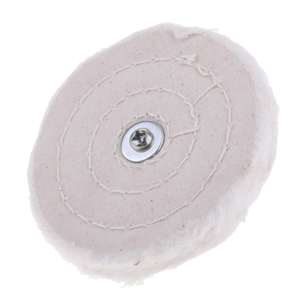 2xBuffing Wheel Multi Size Cloth Polishing Wheel with Shank for Rotary Tool 3