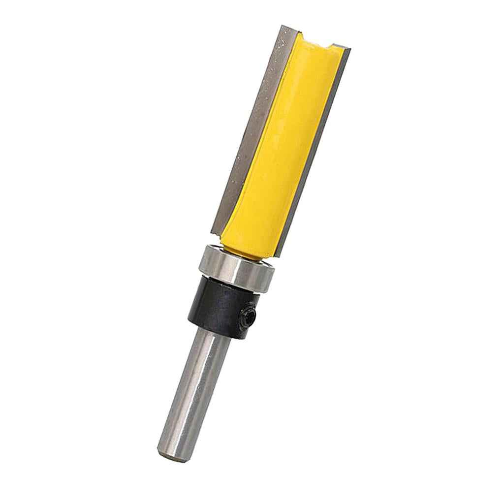 1/4'' Shank Top Bearing Flush Trim Router Bit Woodworking Cutter 12.7x38mm