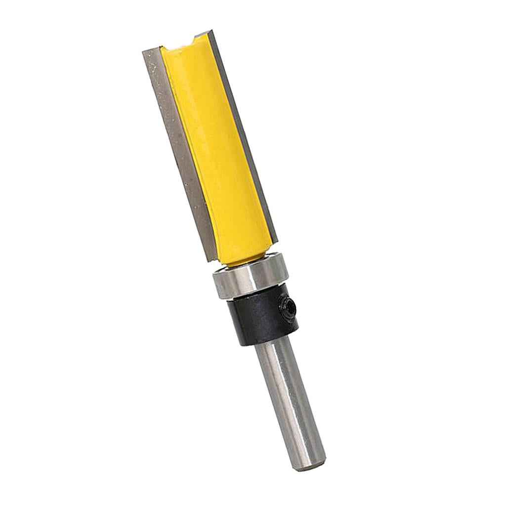 1/4'' Shank Top Bearing Flush Trim Router Bit Woodworking Cutter 12.7x38mm