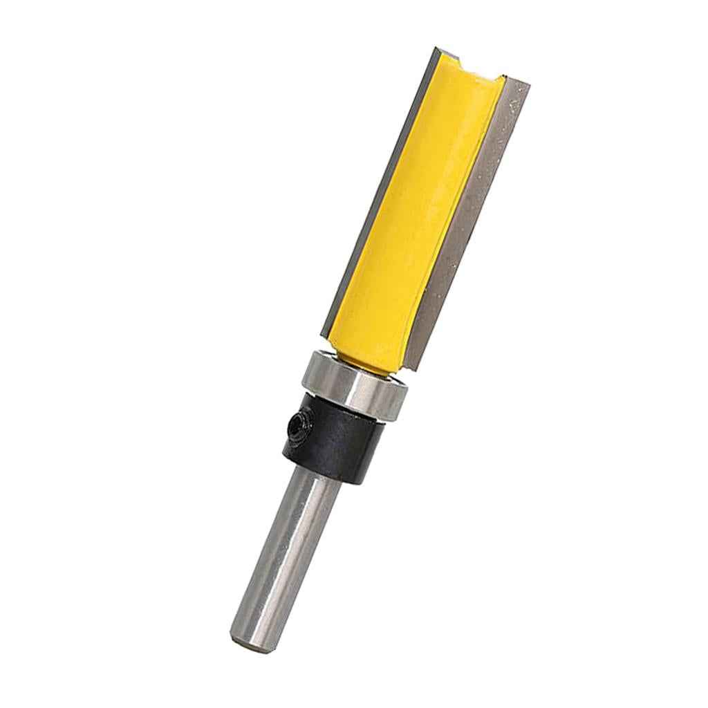 1/4'' Shank Top Bearing Flush Trim Router Bit Woodworking Cutter 12.7x38mm