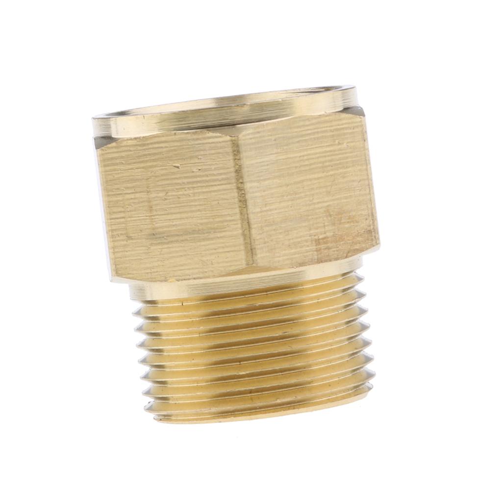 2xPressure Washer Washing 22mm Female to 22mm Male Brass Connector Adaptor
