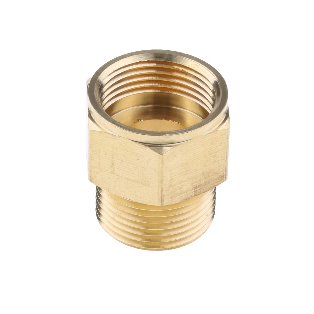 3xPressure Washer Washing 22mm Female to 22mm Male Brass Connector Adaptor
