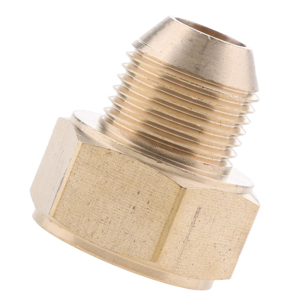 2xPressure Washer Swivel Brass Hose Adapter Connector 22mm F to 18mm M