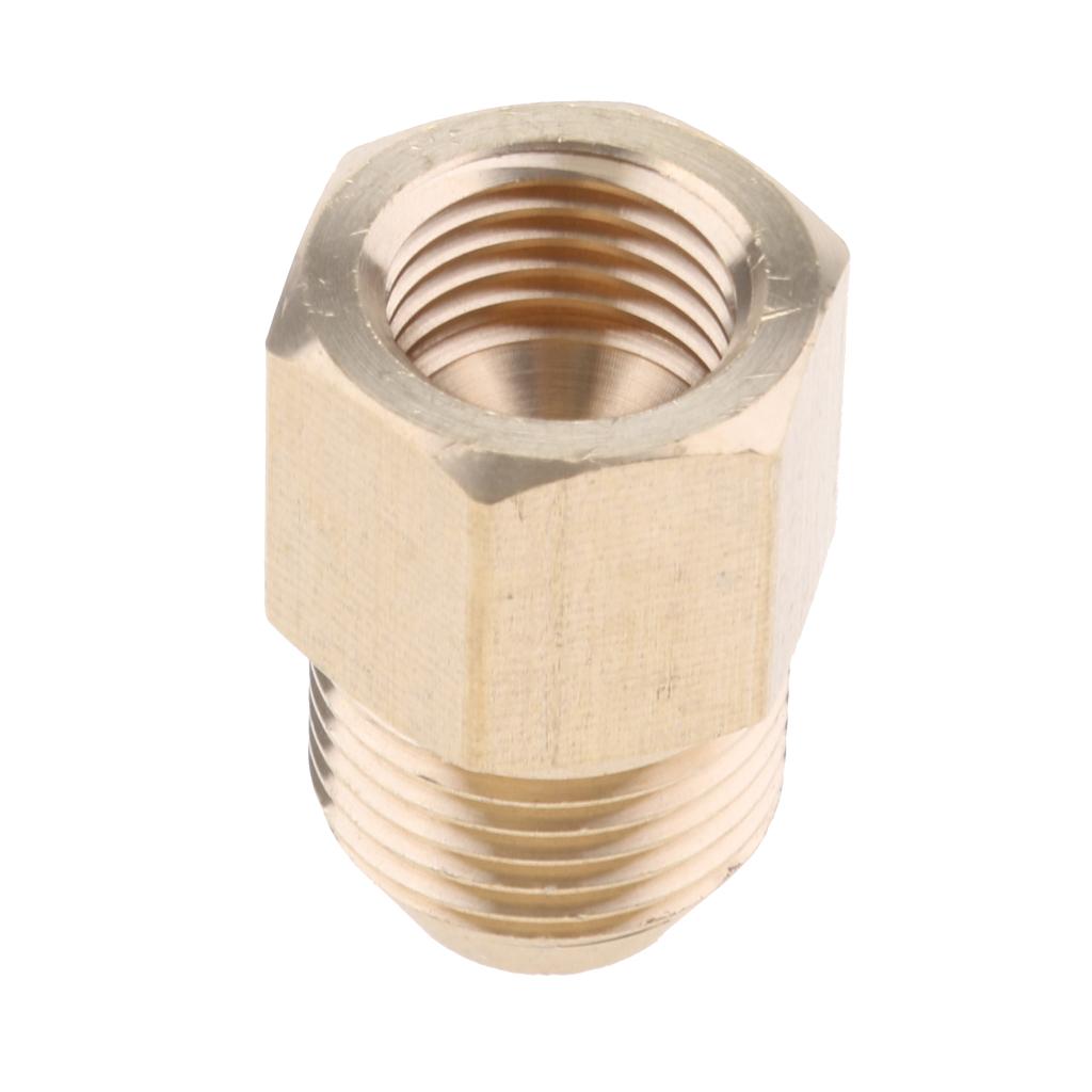 2xPressure Washer Swivel Brass Hose Adapter Connector 14mm F to 18mm M