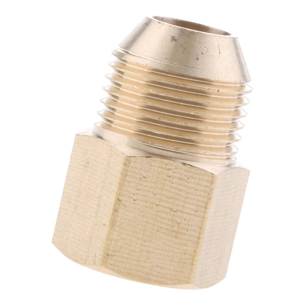 2xPressure Washer Swivel Brass Hose Adapter Connector 14mm F to 18mm M