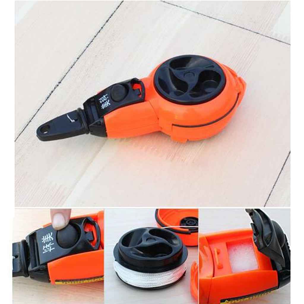 Plastic Carpentry Marking Tool Automatic Rewind Ink Snap Line Scriber S