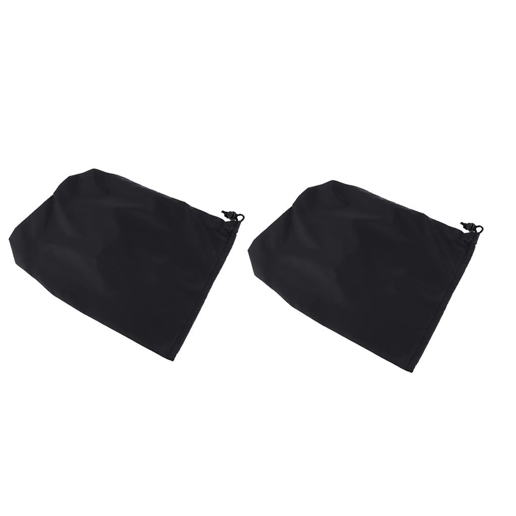 2x2PCS Universal Automobile Rearview Mirror Dust /Snow Cover Waterproof Black