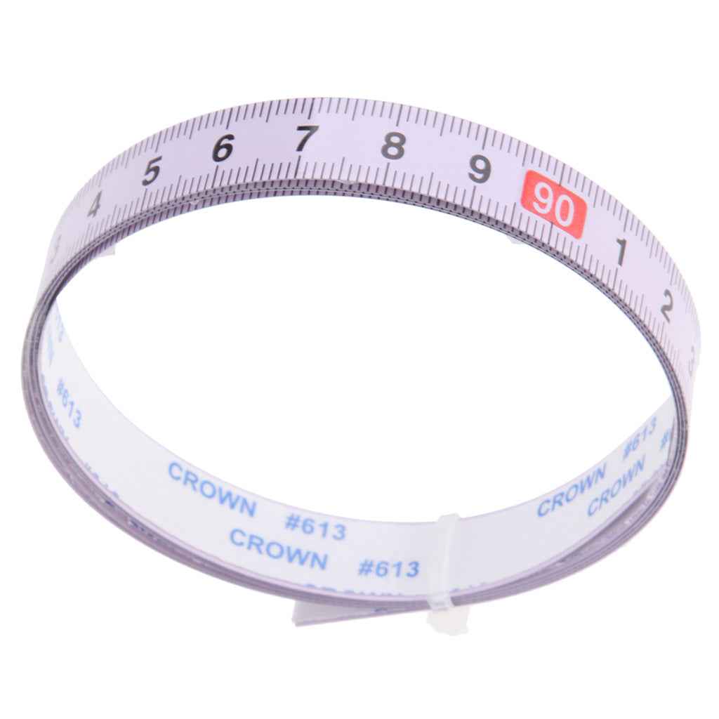 Miter Saw Track Tape Measure Adhesive Metric Ruler Right To Left(100CM-0)