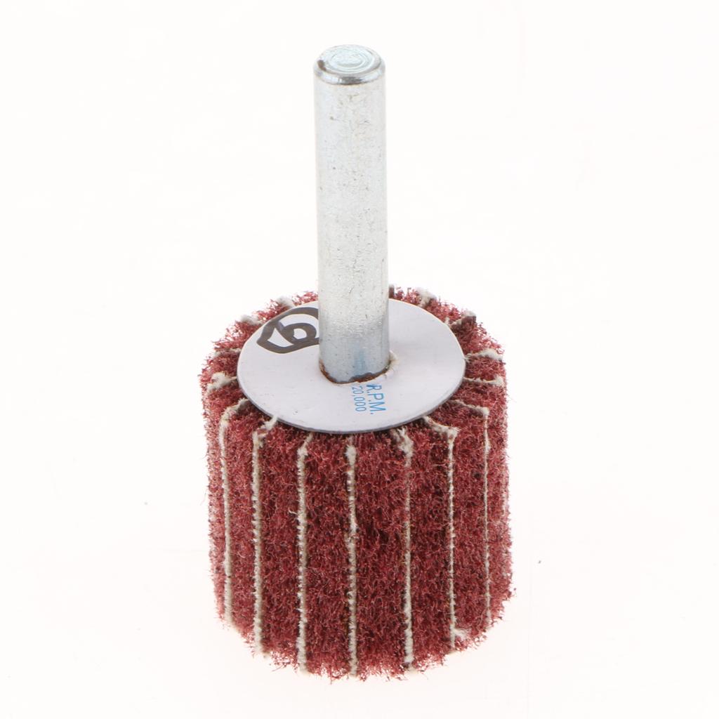 2xNon Woven Abrasive Wheel Grinding Polishing Tools 25 x 25 x 6mm Grit Red