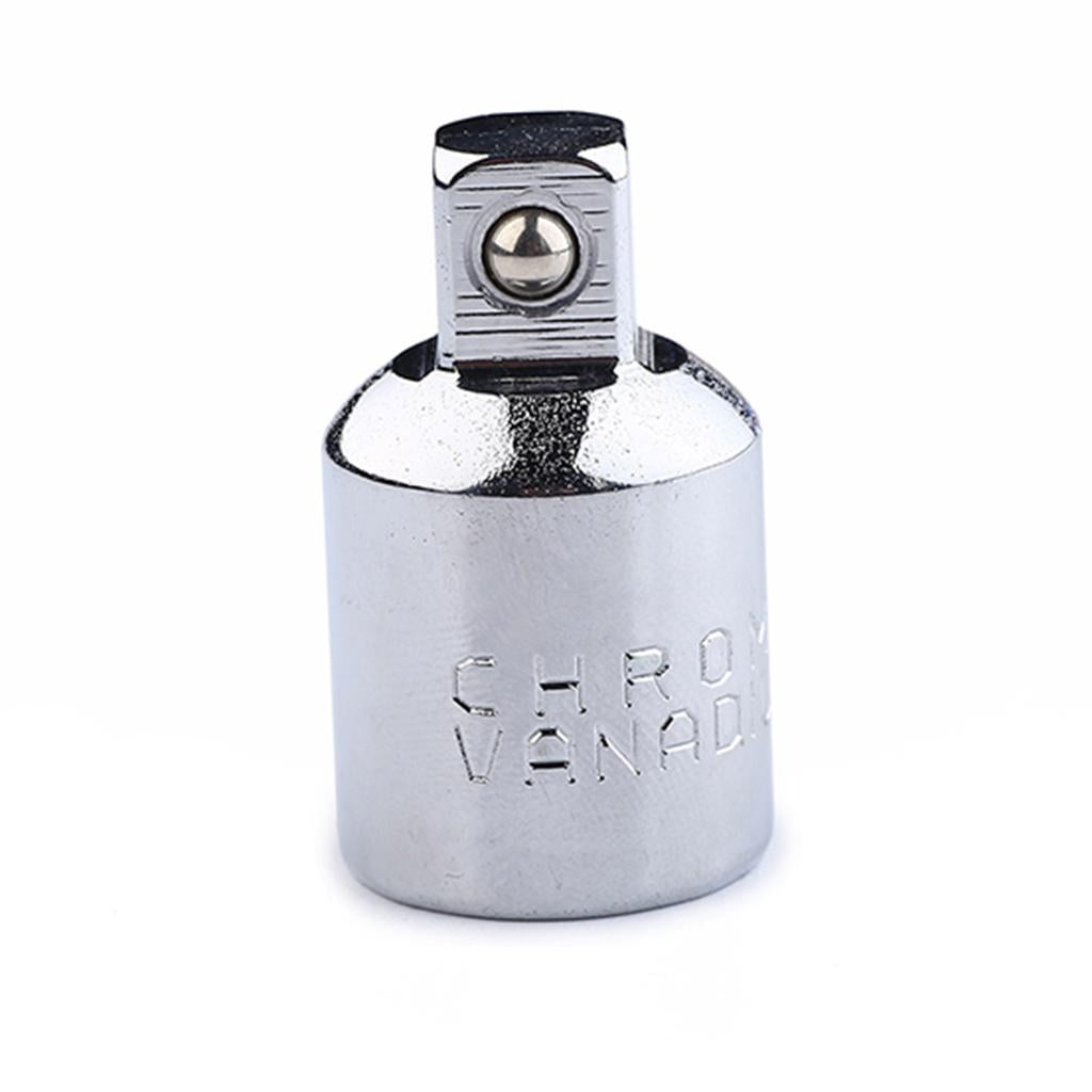 2x4pcs 1/4 3/8 1/2 Drive Socket Adapter Converter Reducer Silver