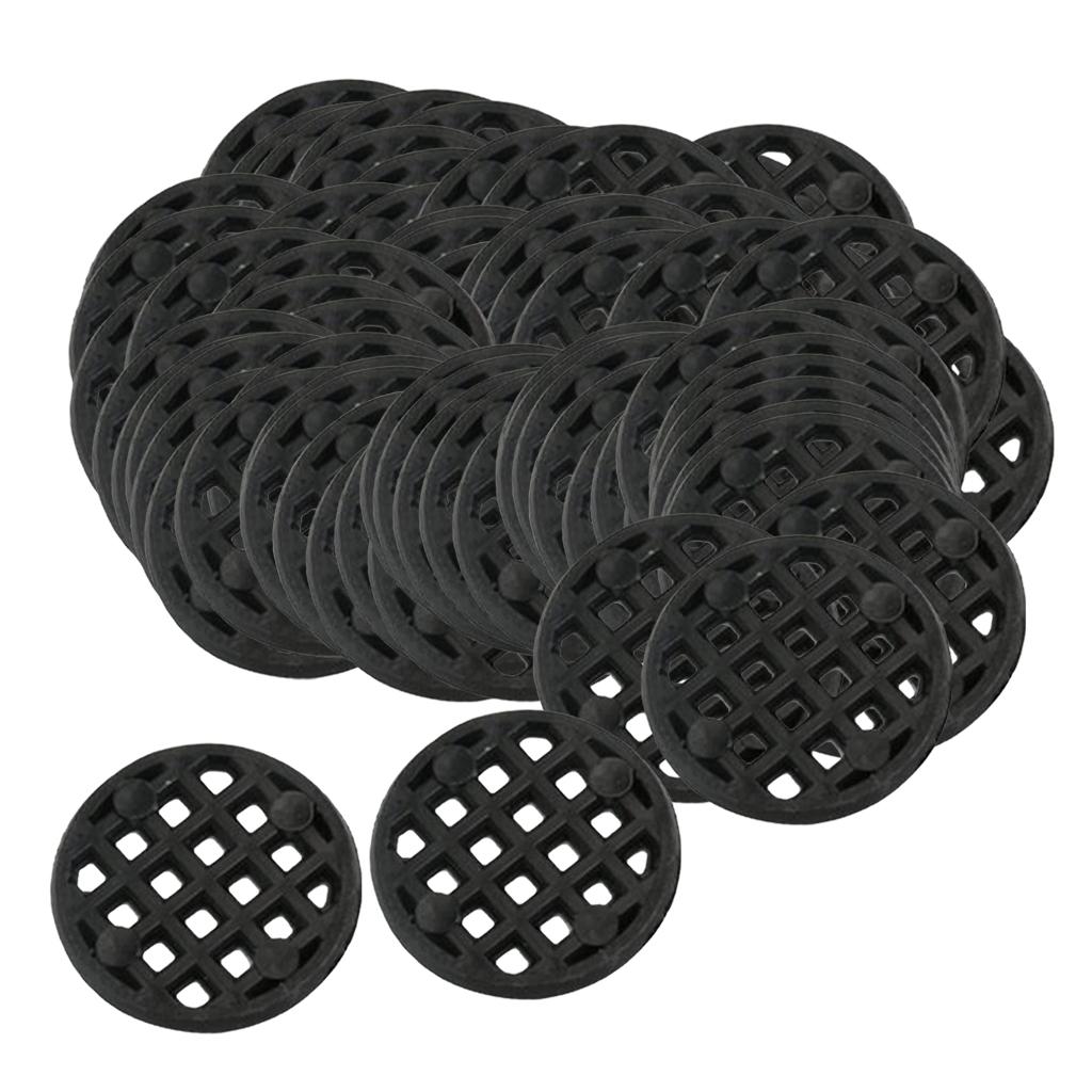 2xPlastic Drainage Mesh Sheet Bonsai Flowerpot Bottom Net 2.5cm_100Pcs