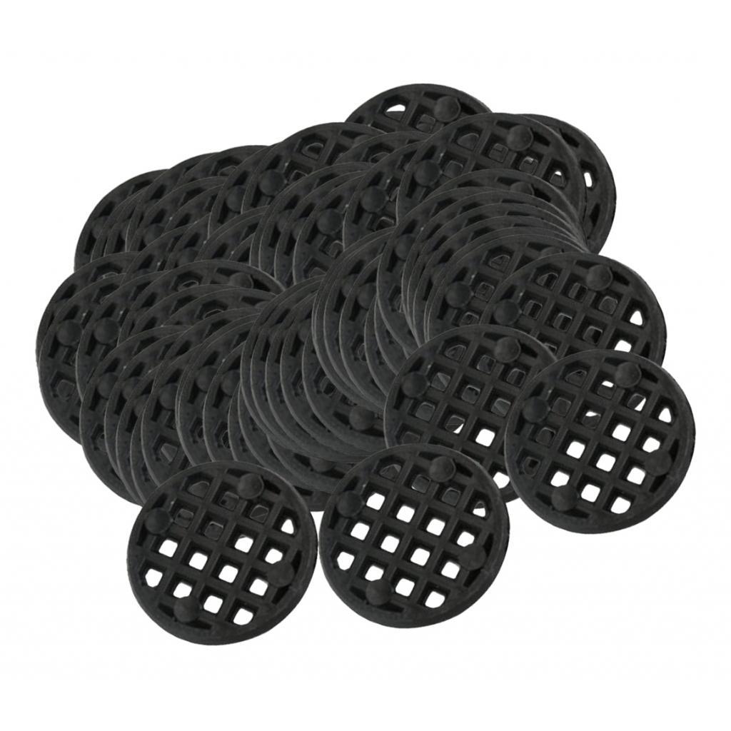 2xPlastic Drainage Mesh Sheet Bonsai Flowerpot Bottom Net 2.5cm_100Pcs