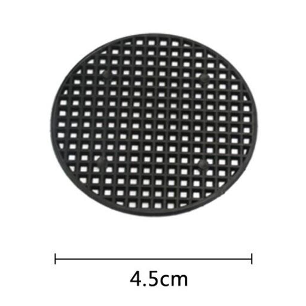 2xPlastic Drainage Mesh Sheet Bonsai Flowerpot Bottom Net 4.5cm_50Pcs