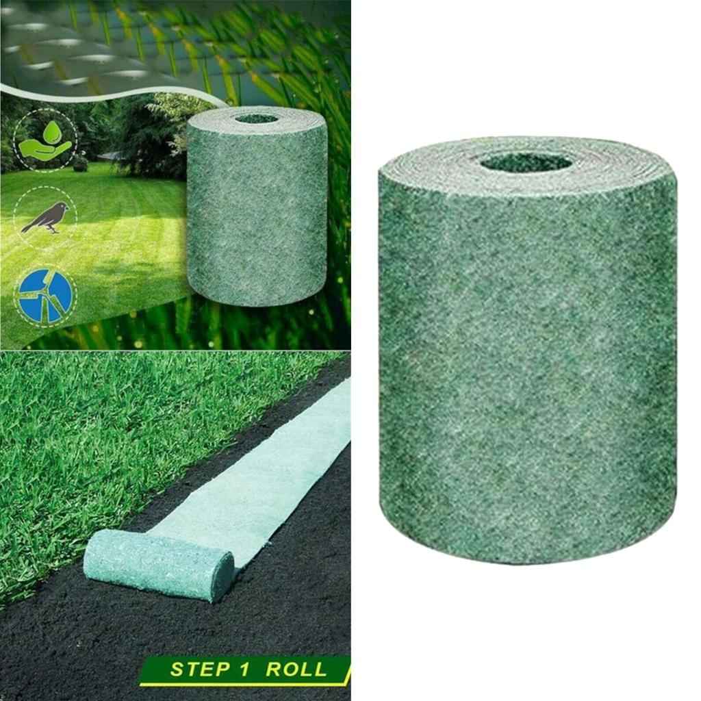 Biodegradable Grass Seed Mat Fertilizer Paper Garden Picnic Outdoor 1000cm
