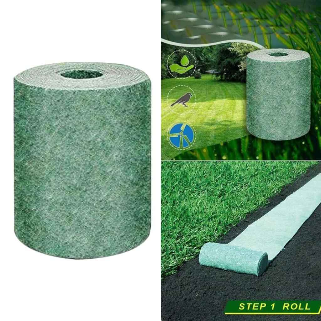 Biodegradable Grass Seed Mat Fertilizer Paper Garden Picnic Outdoor 1000cm