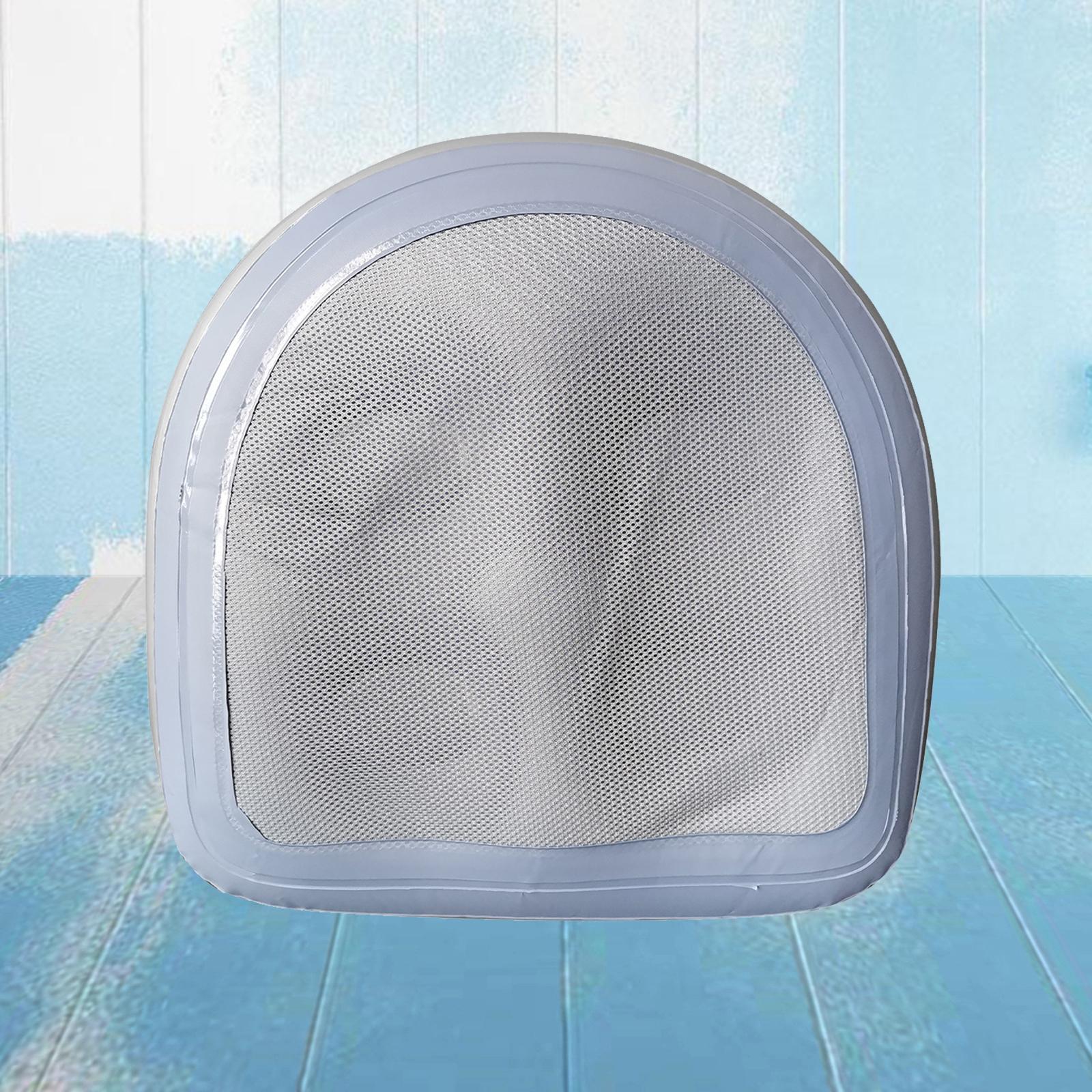 Booster Seat Hot Tub Spa Cushion Pad Inflatable Massage Cushion Blue Edge