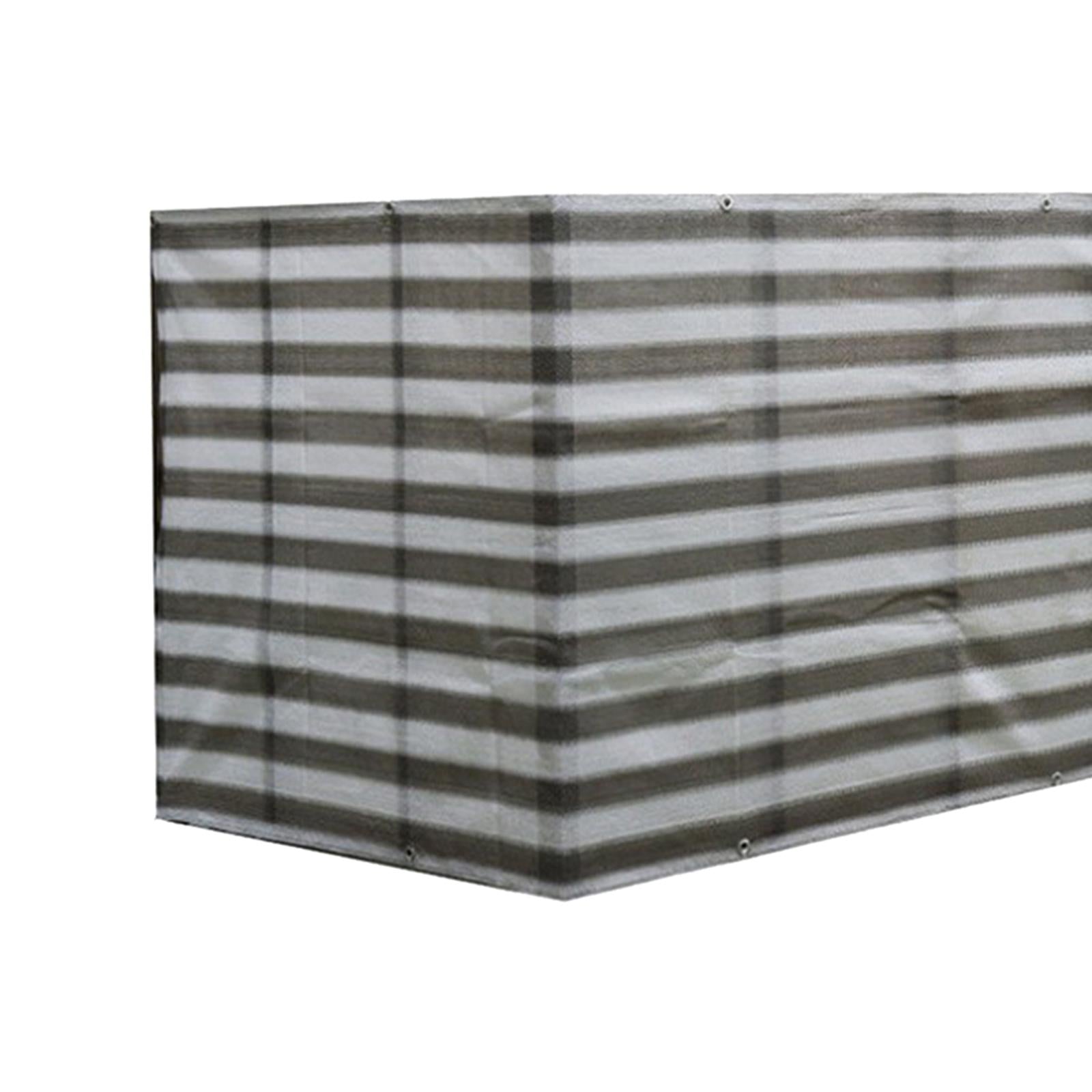 Commercial Fence Privacy Screen Windproof Cooling for Balcony Patio Pool stripe