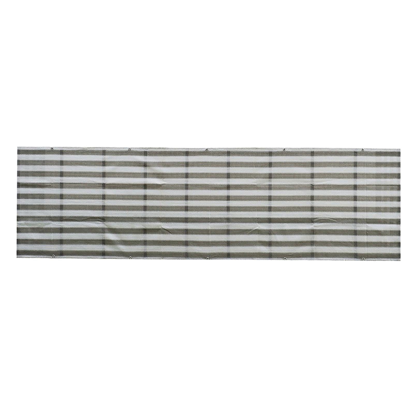 Commercial Fence Privacy Screen Windproof Cooling for Balcony Patio Pool stripe