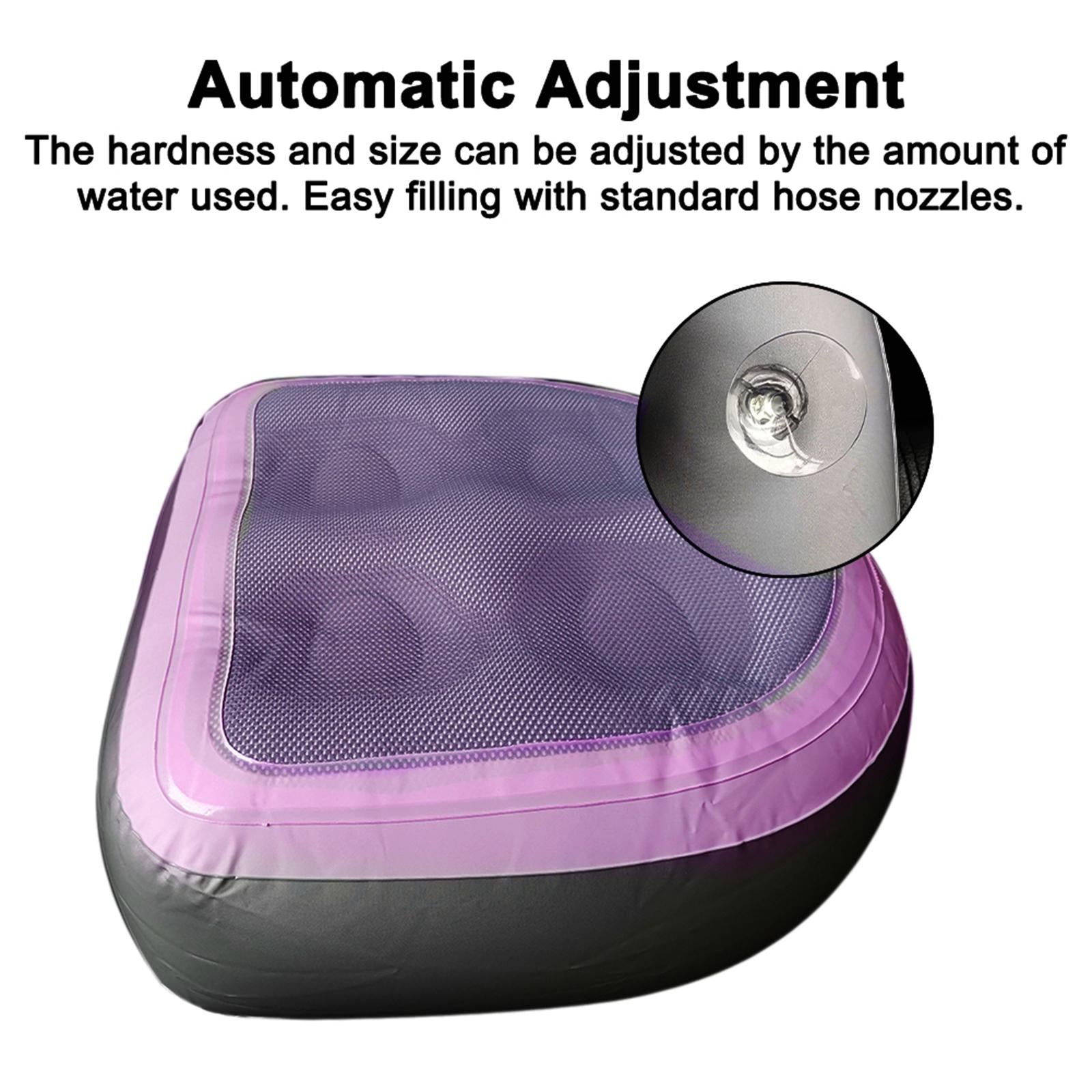 Booster Seat Hot Tub Spa Cushion Pad Inflatable Cushion Pink with Mesh