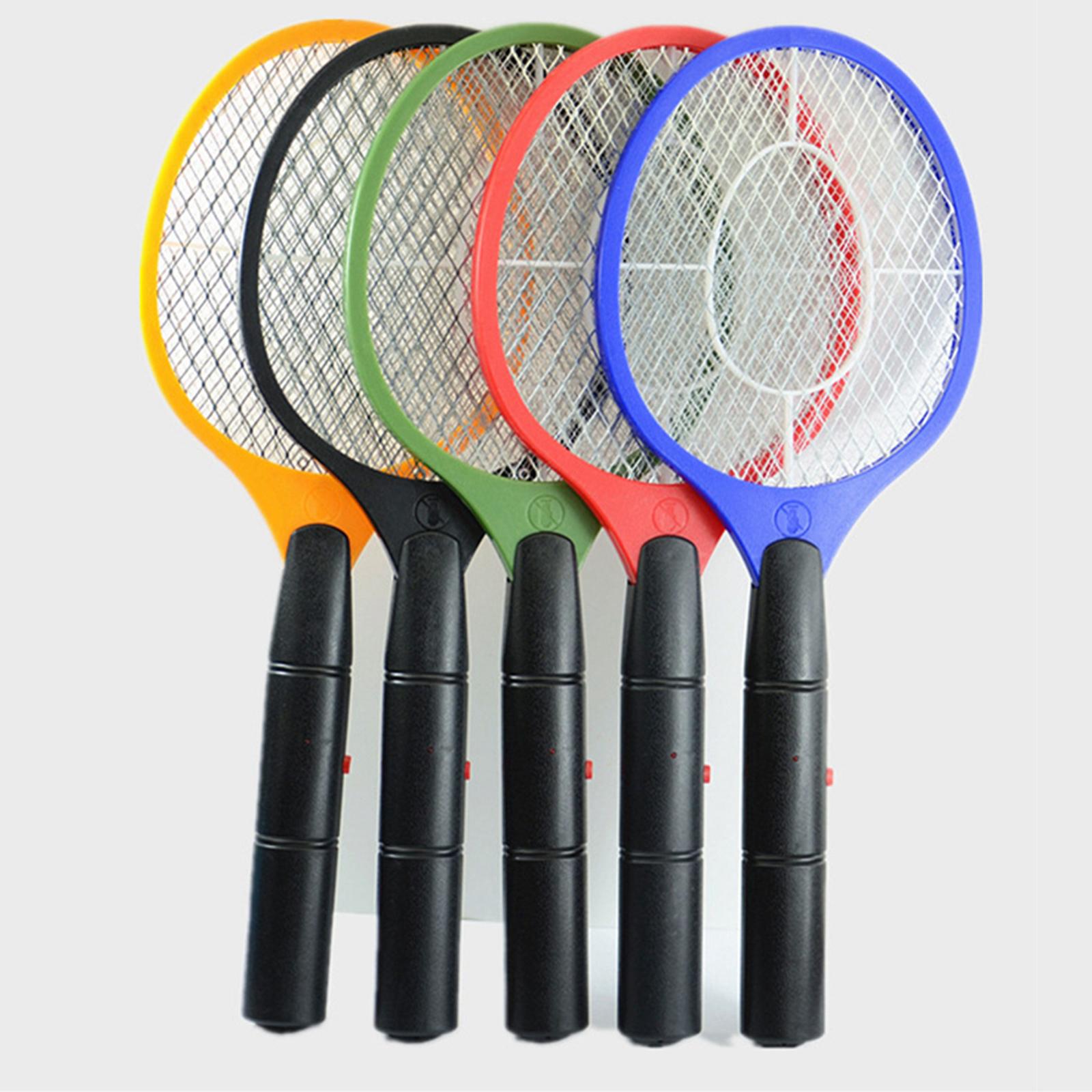 Bug Zapper Fly Swatter for Home Powerful 1500V Grid Safe to Touch blue
