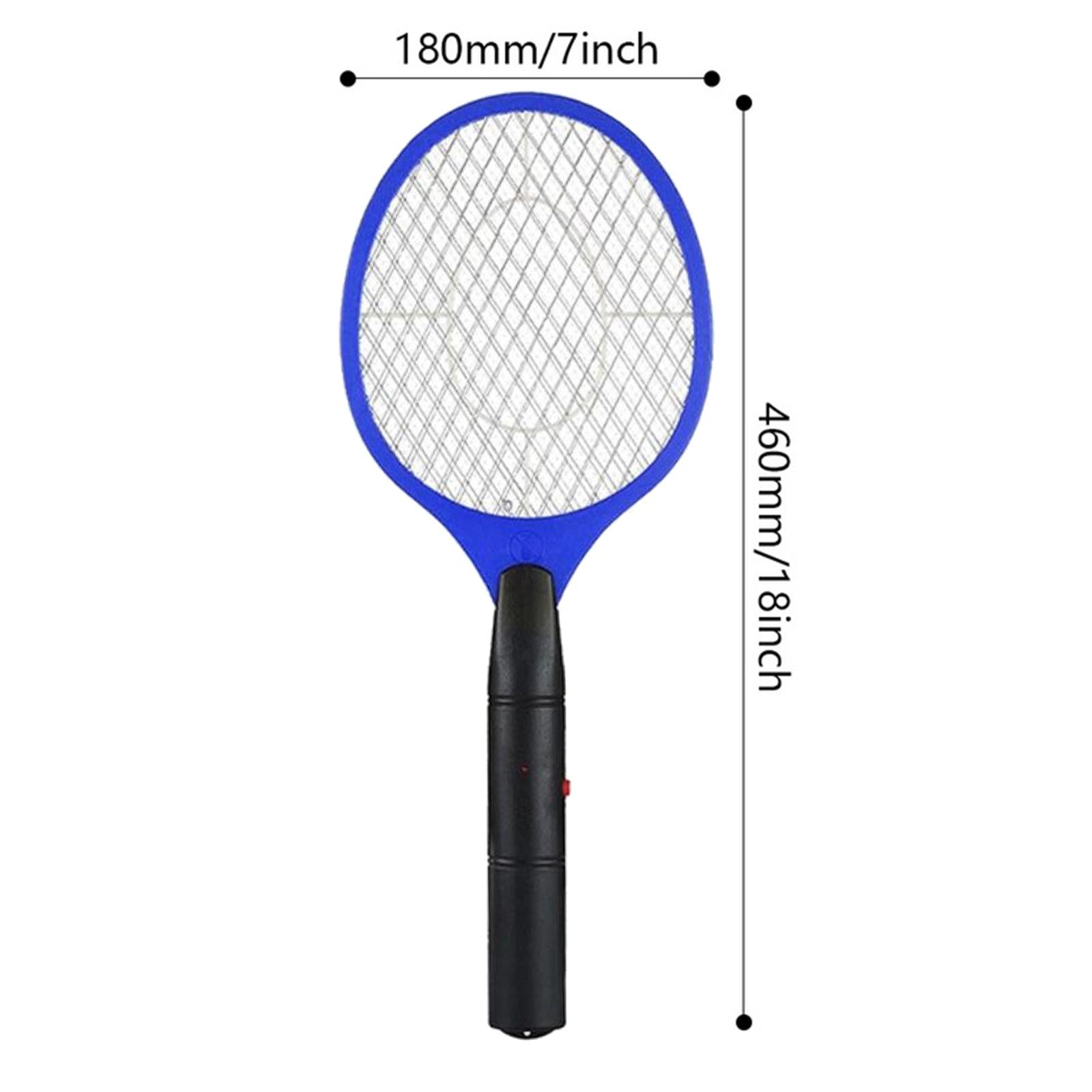 Bug Zapper Fly Swatter for Home Powerful 1500V Grid Safe to Touch blue