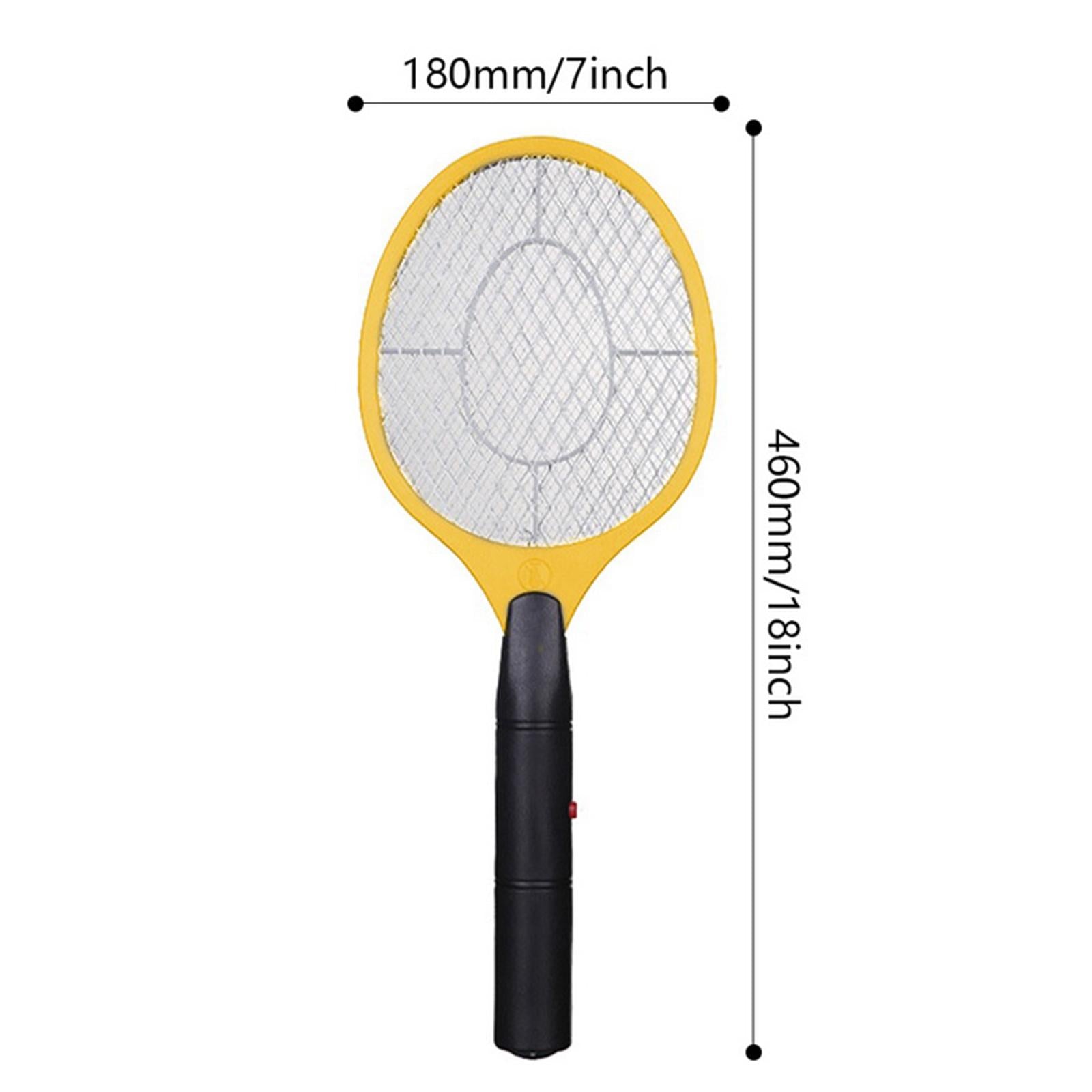 Bug Zapper Fly Swatter for Home Powerful 1500V Grid Safe to Touch yellow