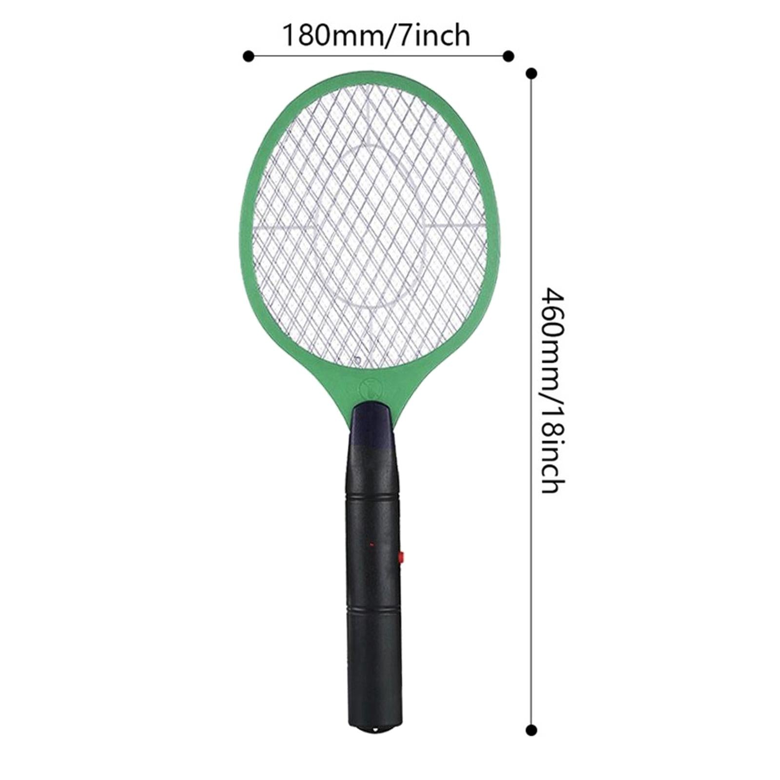 Bug Zapper Fly Swatter for Home Powerful 1500V Grid Safe to Touch green