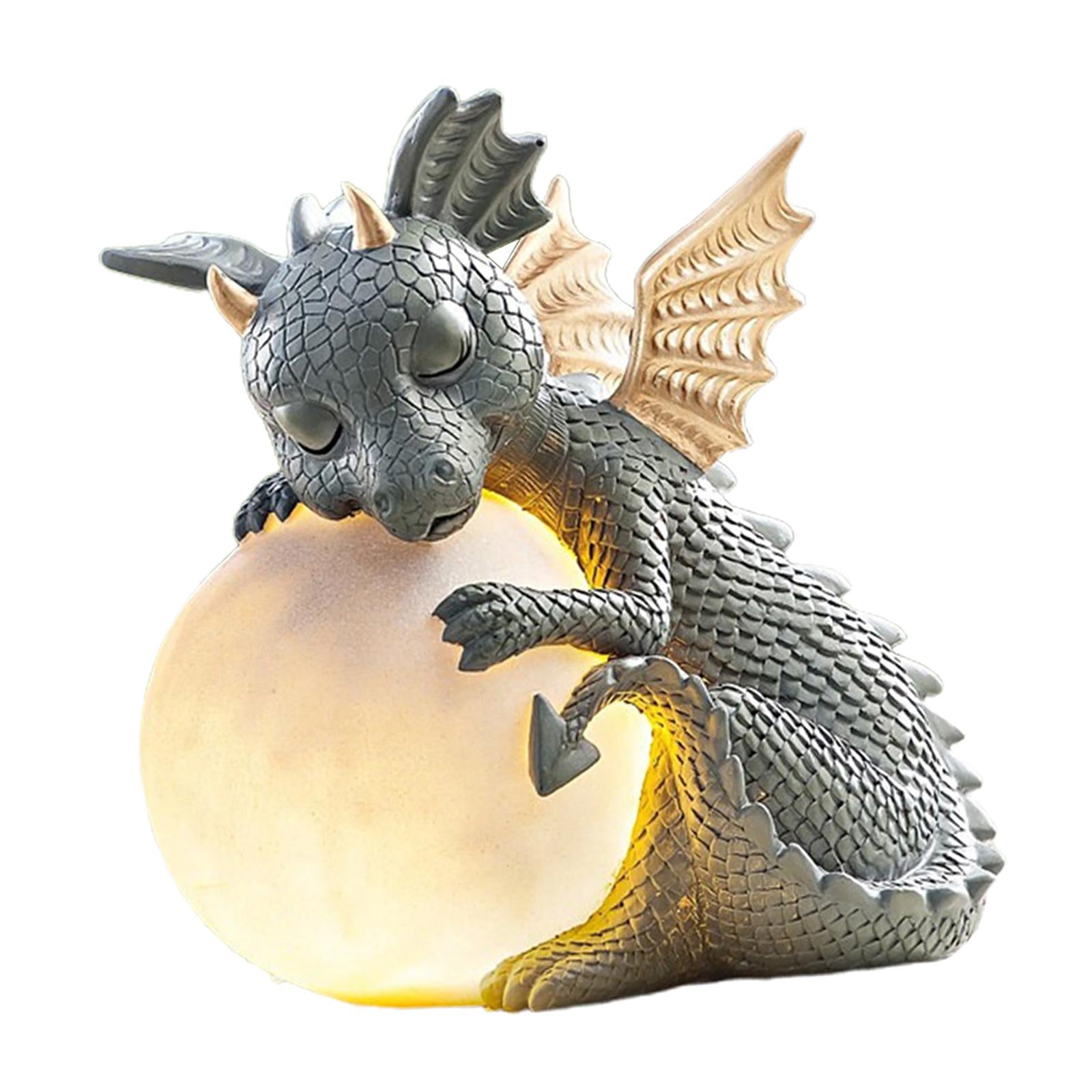 Creative Animal Dragon Statue Figurine Ornament Sculpture for Decoration A04