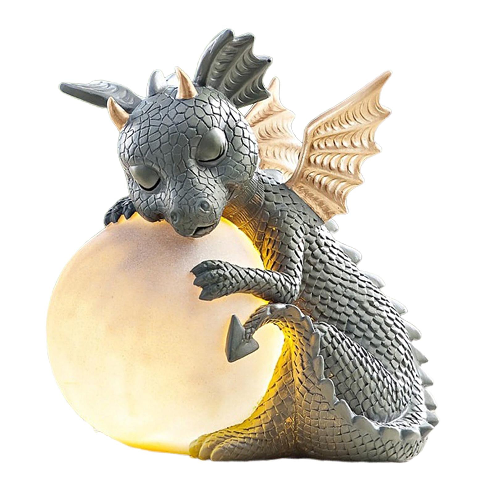 Creative Animal Dragon Statue Figurine Ornament Sculpture for Decoration A04