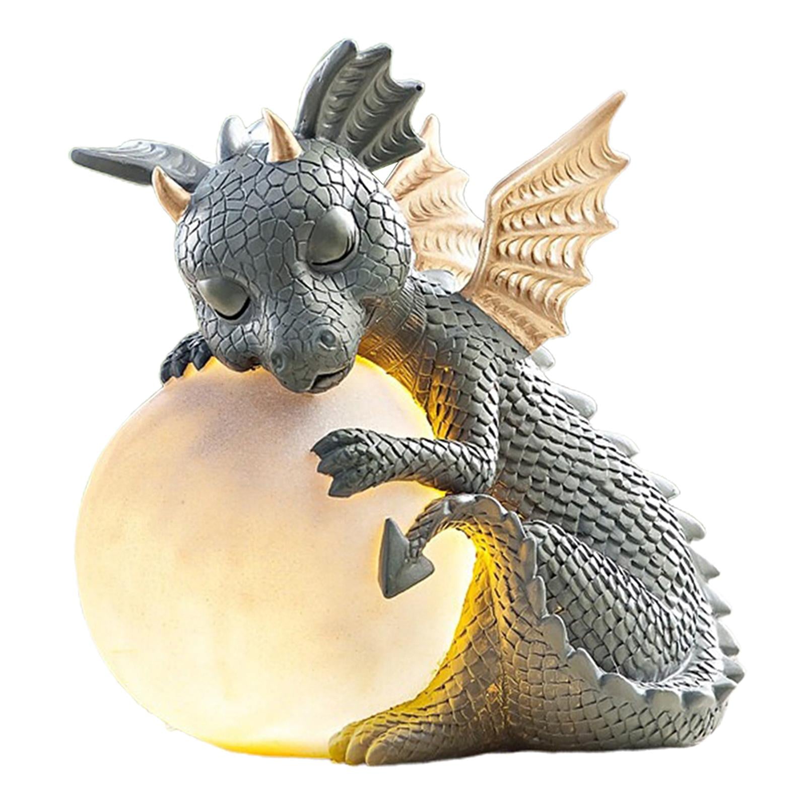 Creative Animal Dragon Statue Figurine Ornament Sculpture for Decoration A04