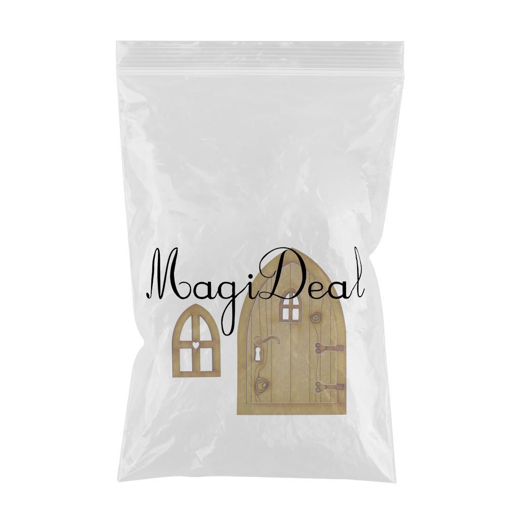 Adroable Mini Fairy Elf Garden Window Door Craft Art Garden Decor Lawn Patio A