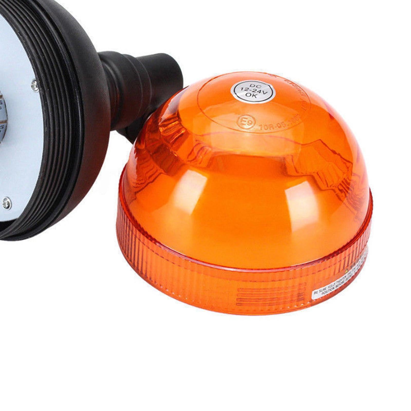 Amber Warning Beacon Light for Car Truck Roof Forklift UTV Bus Golf Carts