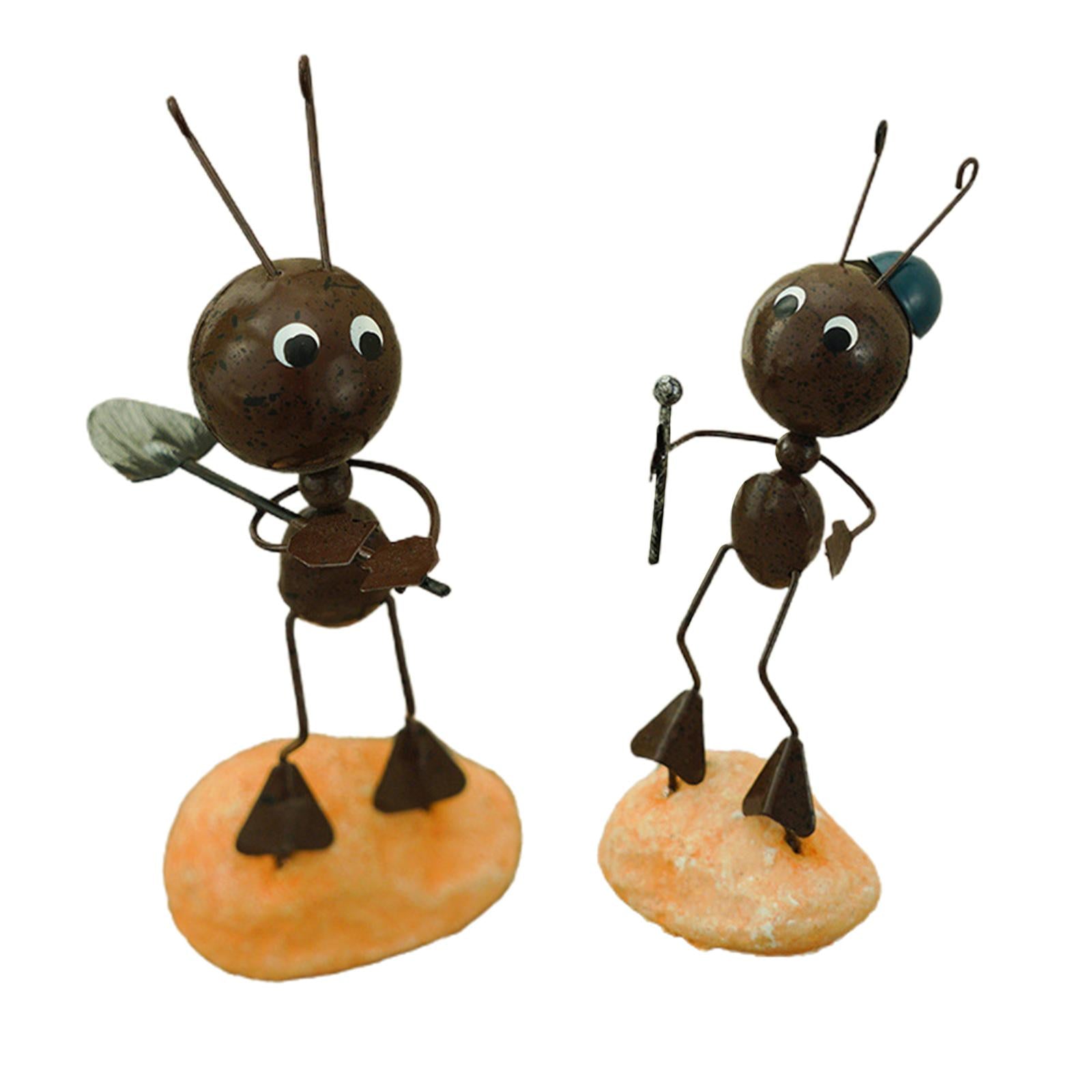 Ant Figurine Statue Home Office Desktop Decor Ornaments Singing