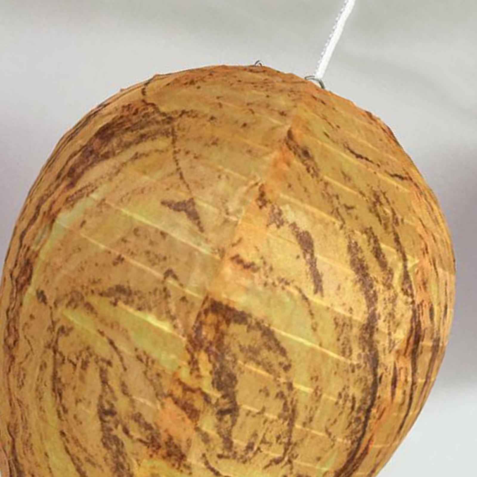 3Pcs Waterproof Wasp Nest Decoy Bee Decoy Deterrent for Home Garden Outdoors Yellow waterproof