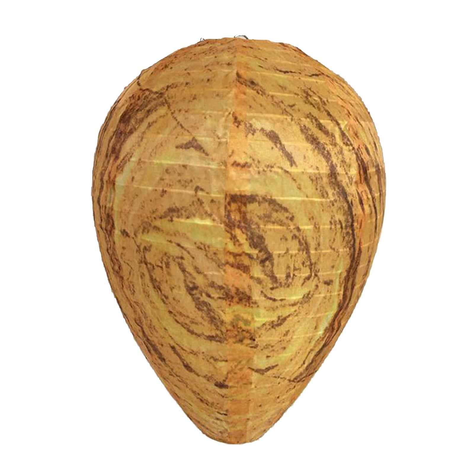 3Pcs Waterproof Wasp Nest Decoy Bee Decoy Deterrent for Home Garden Outdoors Yellow waterproof