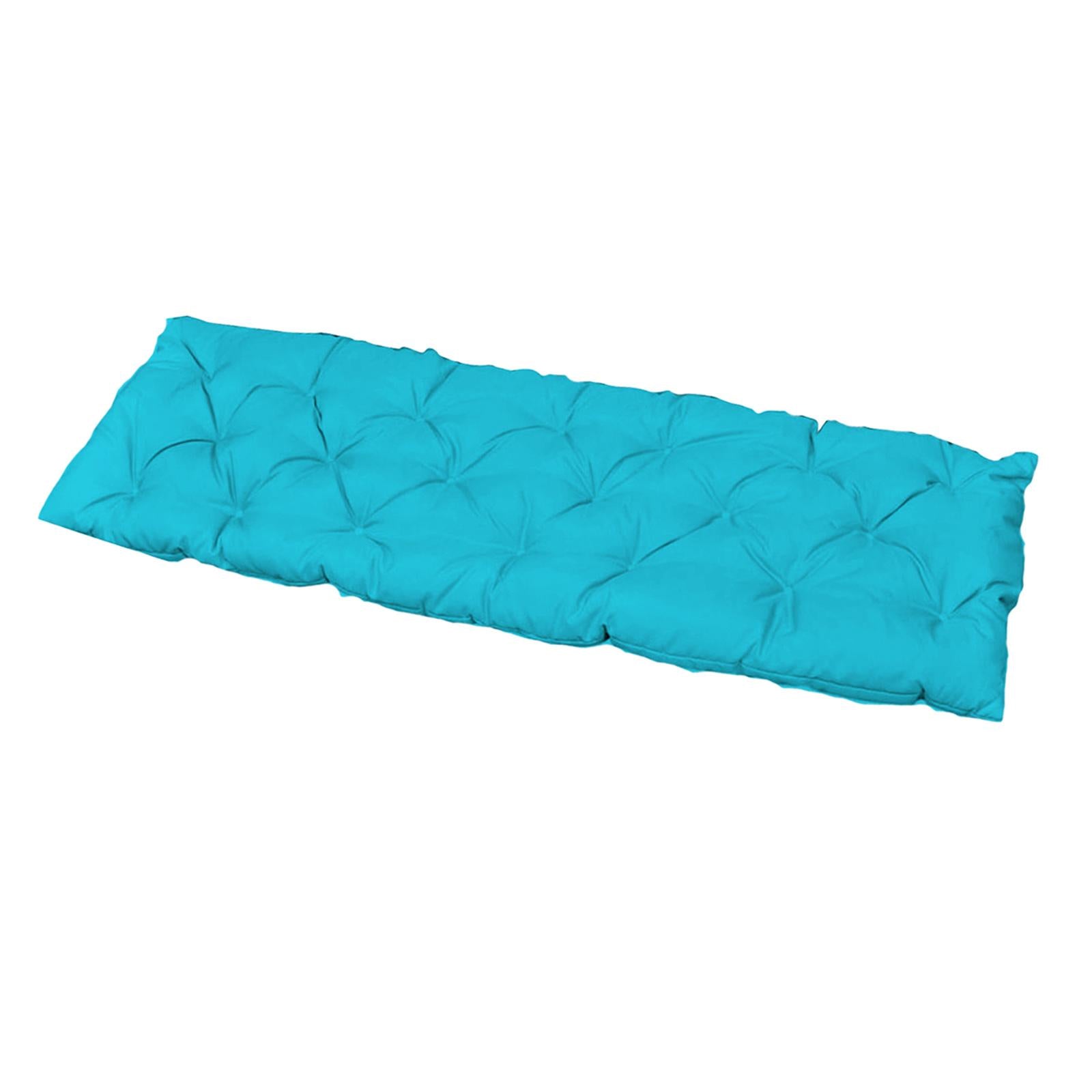 Bench Swing Chair Cushion Seat Pad Garden Furniture Indoor Outdoor Decorate Light blue 150x50cm
