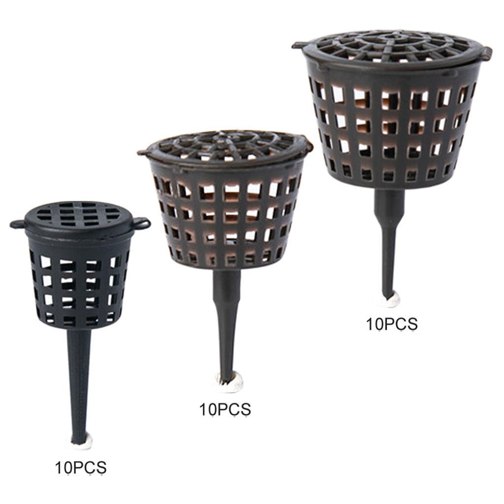 4xFertilizer Basket with Cover Pack of 10 Container Slow Release Organizer Small