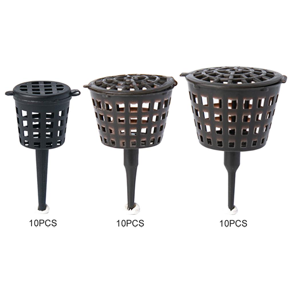 4xFertilizer Basket with Cover Pack of 10 Container Slow Release Organizer Small