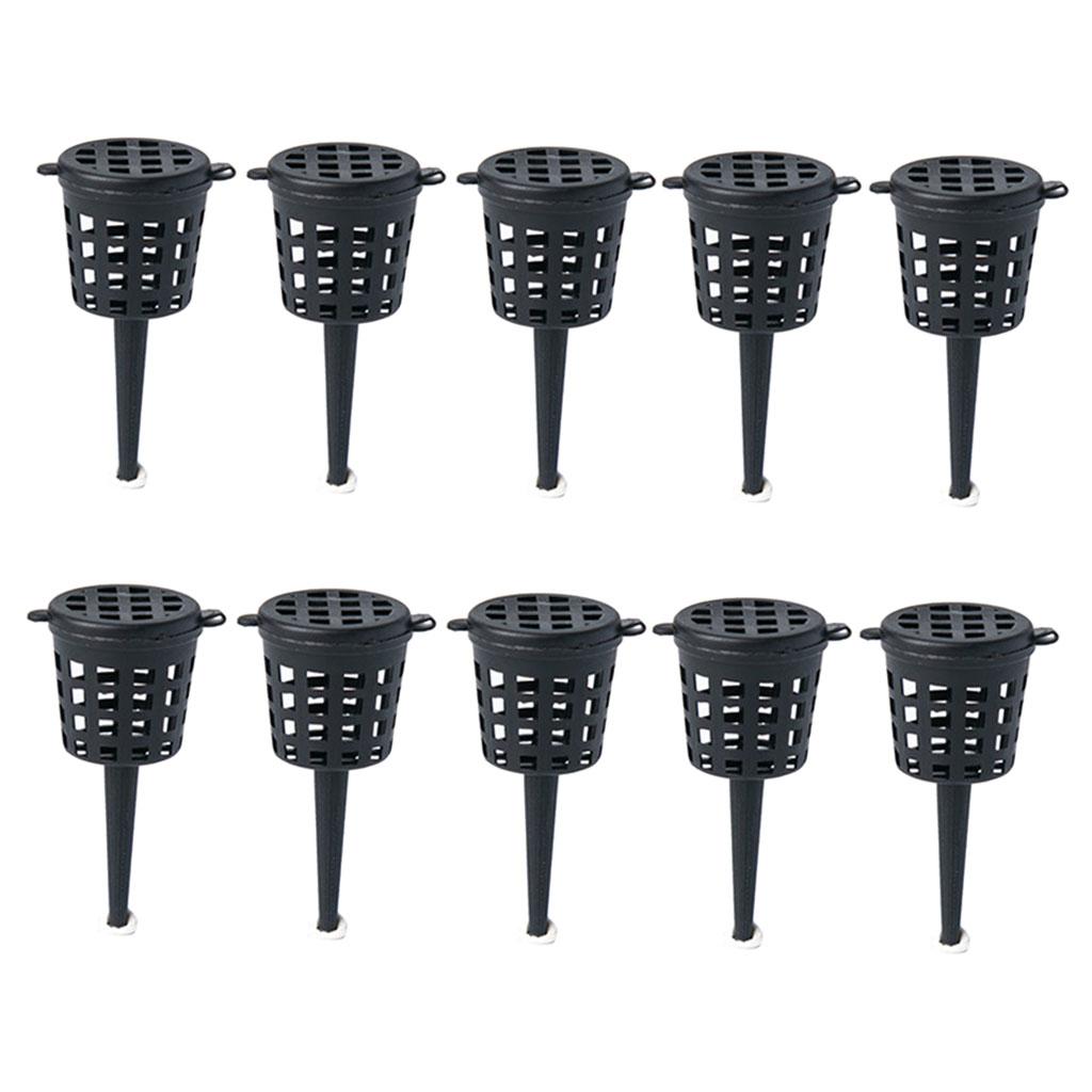 4xFertilizer Basket with Cover Pack of 10 Container Slow Release Organizer Small