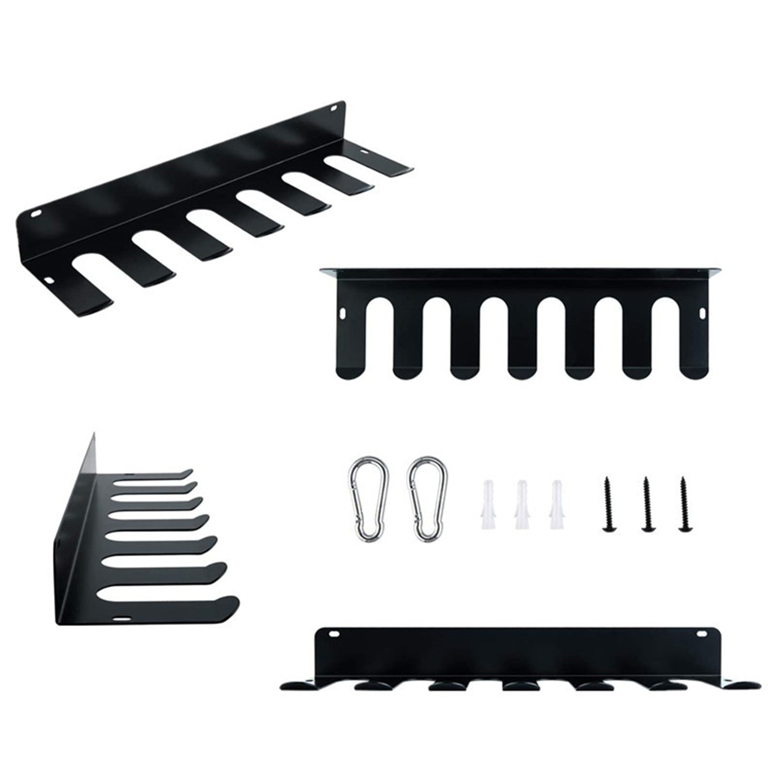 Baseball Bat Rack Display Holder 6/7 Hole Bats Metal Wall Mount 6 Holes 3mm