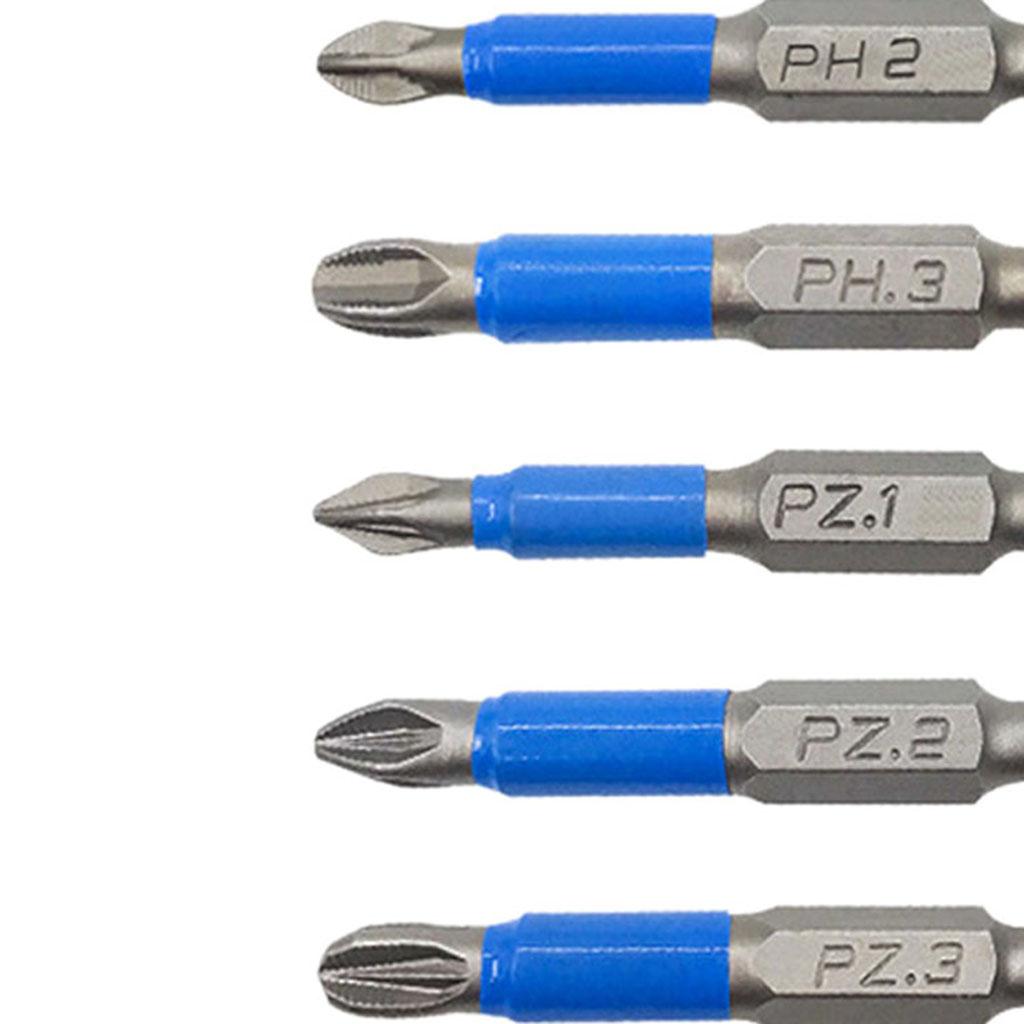4xMagnetic Drill Bit Electric Alloy Steel Durable Handle Tool for Garden Home 50mm 6pcs