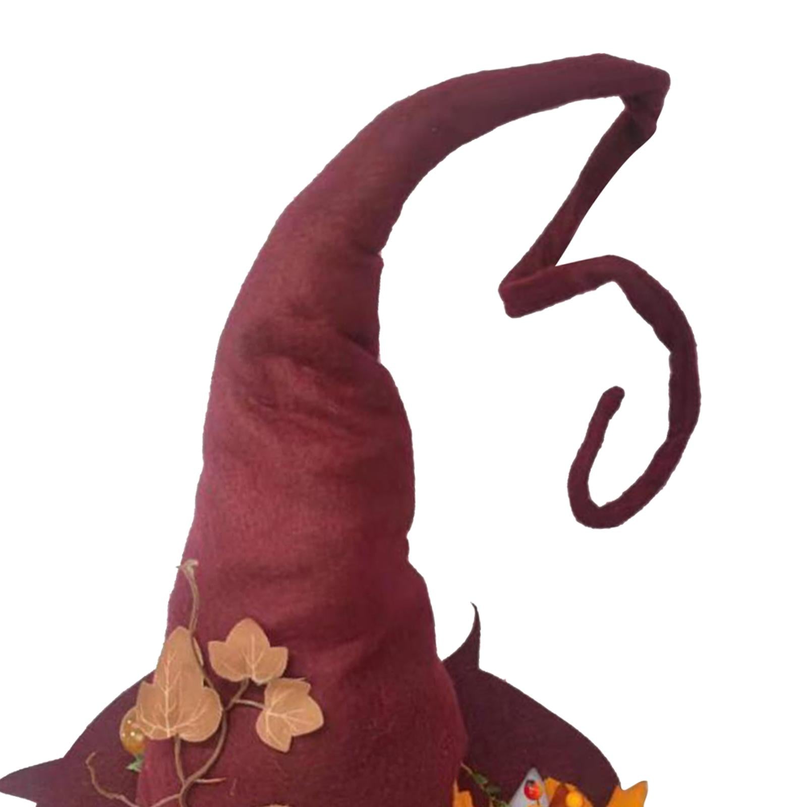 Adult Red Witch Hat HALLOWEEN CLASSIC FUN TALL WITCH COSTUME PARTY HAT