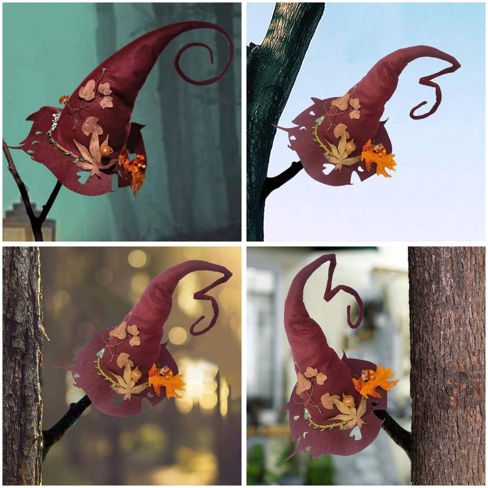 Adult Red Witch Hat HALLOWEEN CLASSIC FUN TALL WITCH COSTUME PARTY HAT