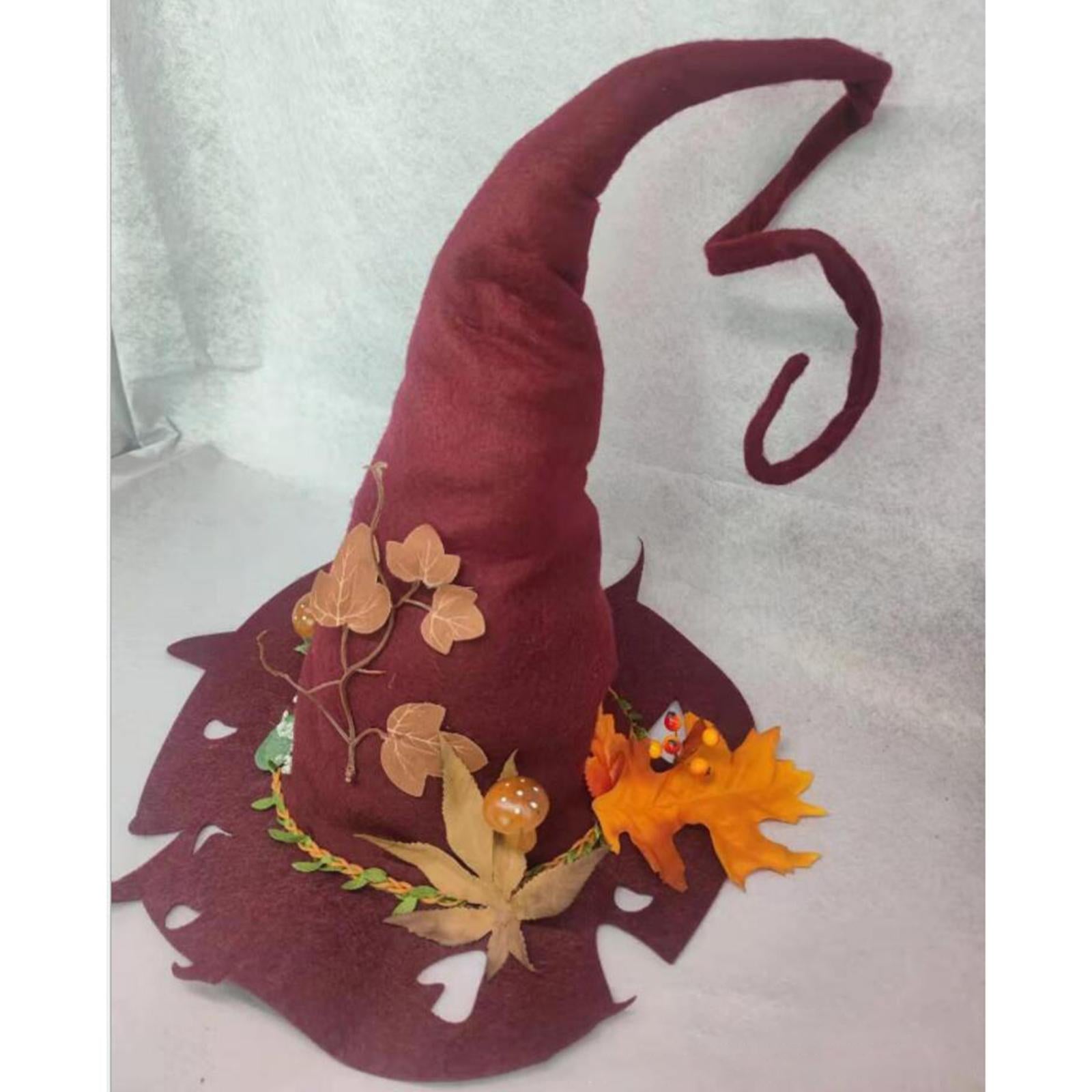 Adult Red Witch Hat HALLOWEEN CLASSIC FUN TALL WITCH COSTUME PARTY HAT